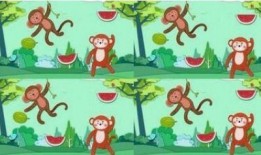 少儿扮演猴吃瓜,少儿演绎猴王吃瓜欢乐时光