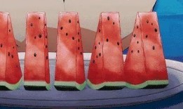 吃瓜动作怎么画,吃瓜动作的生动描绘