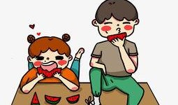 漫画吃瓜系列图片